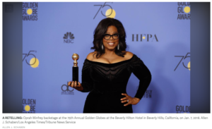 Oprah Winfrey is bringing her life-changing experiences from "The Color Purple" to a new generation.