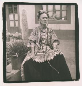 Bernice Kolko, Frida Kahlo in The Garden (1953) - Platinum print. 12.5 x 10 in., at  bG Gallery, Bergamot Station, 2525 Michigan Ave #A2, Santa Monica, CA 90405