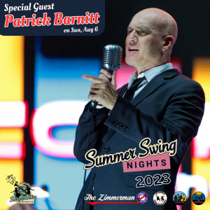 Patrick Barnitt Performing Aug 6 at Summer Swing Nights