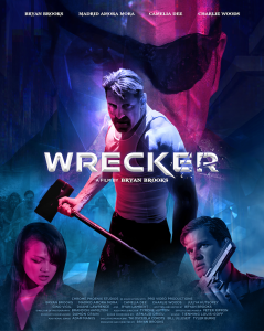 The official poster for the feature film Wrecker