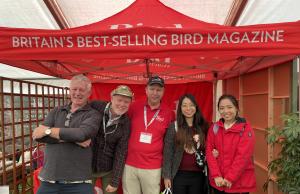 Global Birdfair 2023 - Netvue Team, Birdwatching Magazine & Stephen Moss