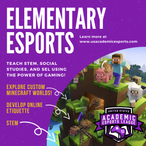 ur elementary esports curriculum taps the benefits of gaming by going beyond just nurturing great gamers and providing opportunities for STEM development. It increases student engagement and achievement, builds productive habits, explores pathways to STEM