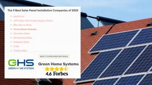 Green Home Systems Honored Among Forbes Home's Top 9 Solar Companies