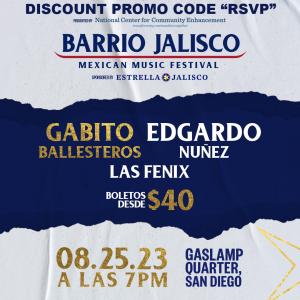 Marrio Jalisco Mexican Music Festival Promo Code