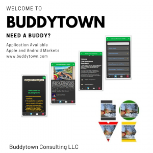 Buddytown Application available on Apple and Android Markets. Created by Global Humanitarian Kristen Thomasino.