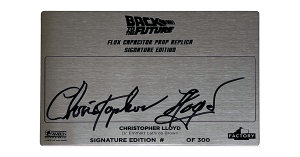 Christopher Lloyd Signature Edition Plaque