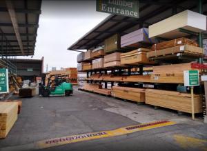 The Anwalt Lumber yard at the flagship store