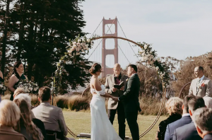 Alex and Nicole Celebrating their Wedding at the Presidio in San Francisco - A Wedgewood Weddings & Events Venue