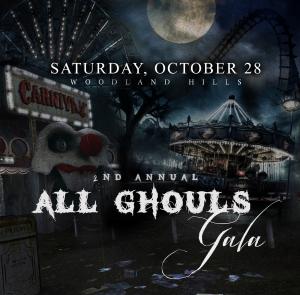 Creepy Carnival with words October 28, 2023 The Second Annual All Ghouls Gala