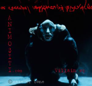 A scary image of a twisted being coming for you to listen to the track Lead Villain by Animositi