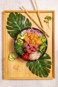Hand crafted poke bowl