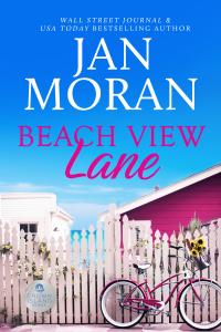 Beach View Lane bookcover by Jan Moran image with seaside beach house