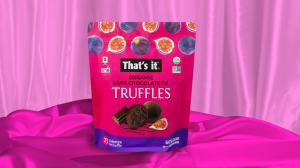 dark chocolate, fig truffles, valentine's day