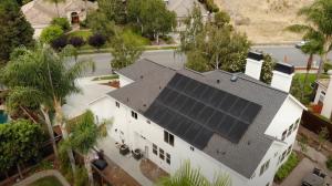 Solar Energy System Aerial View