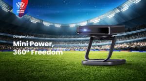 Dangbei Atom Google TV Mini Laser Projektor- und das Atom-Ständer